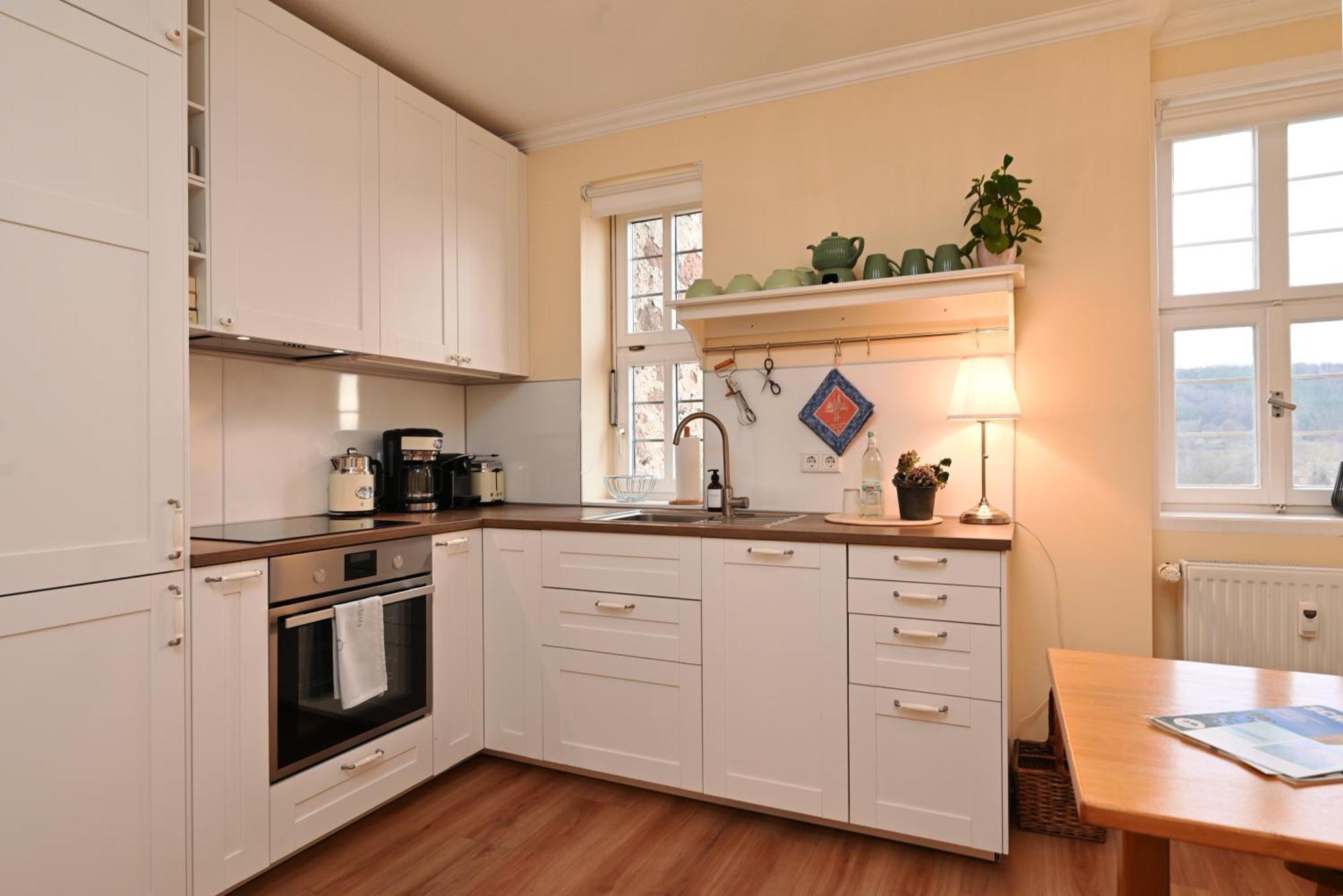 Graefin Amalia - Elegantes Apartment In Der Historischen Hinterburg In Schlitz, 2 Schlafzimmer, Mit Garten, Nahe Fulda Und Bad Hersfeld 외부 사진