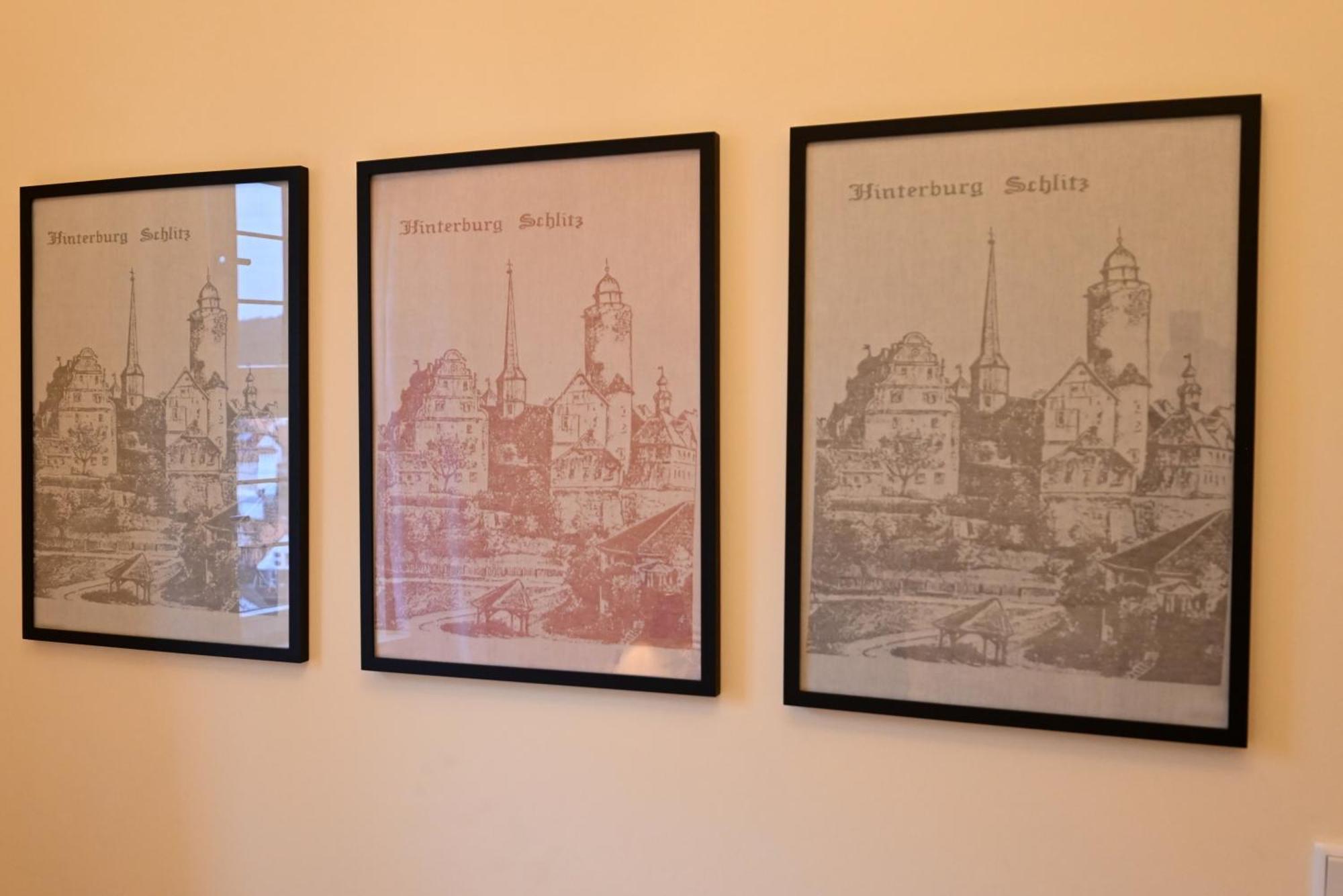 Graefin Amalia - Elegantes Apartment In Der Historischen Hinterburg In Schlitz, 2 Schlafzimmer, Mit Garten, Nahe Fulda Und Bad Hersfeld 외부 사진